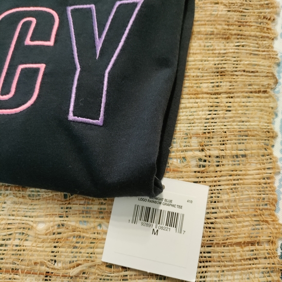 Juicy Couture Logo Rainbow Graphic Tee - Picture 4 of 6
